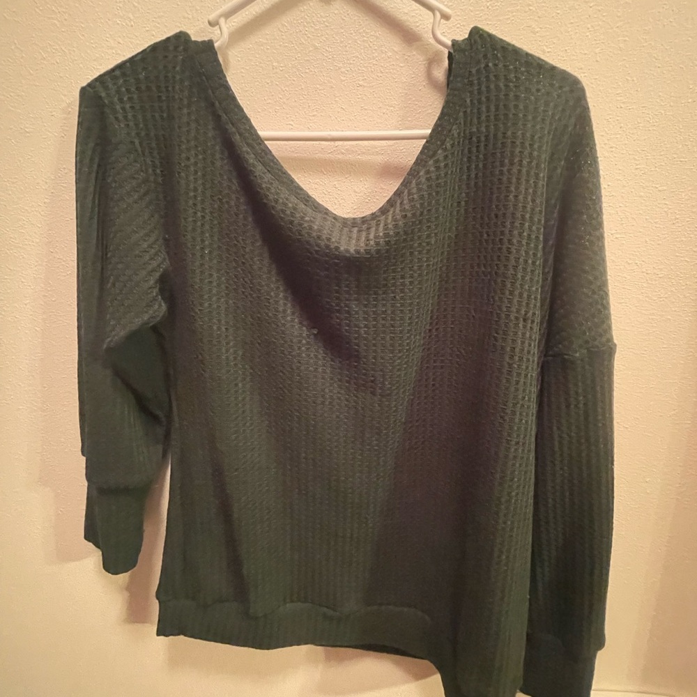 Trendy Green Sweater